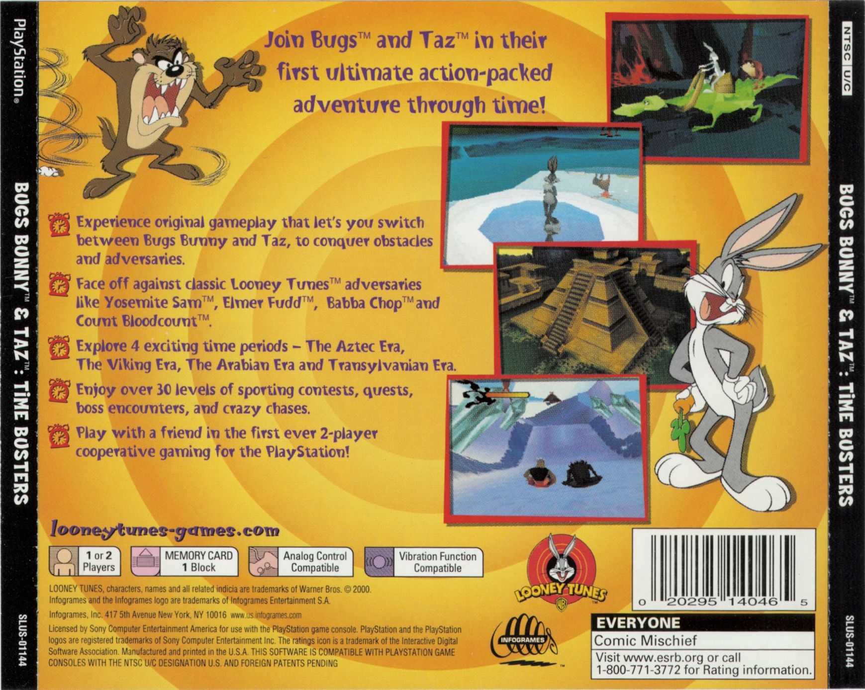 Bugs Bunny & Taz: Time Busters (PS1) (gamerip) (2000) MP3 - Download Bugs  Bunny & Taz: Time Busters (PS1) (gamerip) (2000) Soundtracks for FREE!